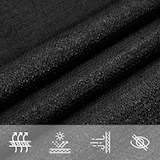 thumbnail of Voile d'ombrage 160 g/m² Noir 5x6 m PEHD Modèle Atlas Terrasse