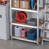 thumbnail of EASYmaxx Schwerlastregal & Werkbank - Bis zu 175 kg Tragkraft je Regalboden - 180 x 90 x 40 cm - 2er-Set