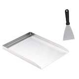 thumbnail of Hochwertige Plancha Grillplatte aus Edelstahl mit Grillspachtel
