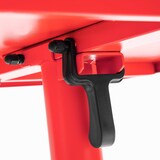 thumbnail of Ensemble table carrée de terrasse inclinable et 2 chaises bistrot rouge - Oviala