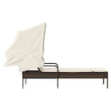 thumbnail of vidaXL Sonnenliege mit Dach Braun Poly Rattan