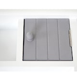 thumbnail of Schlüsselbrett HWC-A48, Schlüsselkasten Schlüsselboard mit Türen, Massiv-Holz MVG-zertifiziert ~ grau-weiß