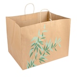 thumbnail of Sacos Gourmet Com Asas 'Feel Green' 110 G/M2 43+33X33 Cm Natural Kraft (100 Unidades)