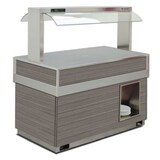 thumbnail of KBS Frühstücksbuffet mit Kühlplatte 1425x750x1430 mm fahrbar 230 Volt GN 1/1