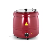 thumbnail of Royal Catering - Soepketel - 10 L - stal - rood gecoat
