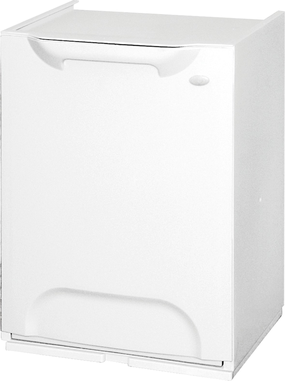 ArtPlast - Recycling-Abfalleimer 20L aus Polypropylen 34x29x47 cm in Farbe Weiß - ECO-LOGICO-Kollektion