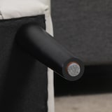 thumbnail of HOMCOM Banco de Pé de Cama Banco com Braços Curvados Estofado e Pés de Madeira Carga Máxima 130kg 102x31x51cm Cinza