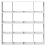 thumbnail of vidaXL Bücherregal Weiß 137,5x29x137,5 cm Holzwerkstoff