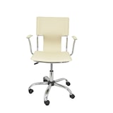 thumbnail of Bogarra Silla  con brazos fijos, y giratoria 360º similpiel color crema