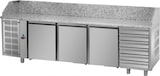 thumbnail of Tecnodom Pizza Counter 4 Türen GN 1/1 Motor Gruppe SX 6 neutrale Schubladen und Granit Top