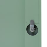 thumbnail of Armadietto HWC-P63, cassetta di sicurezza Armadietto a 2 ante, 90x38x45cm acciaio ~ verde menta