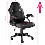 thumbnail of tectake Chaise gamer BENNY  noir