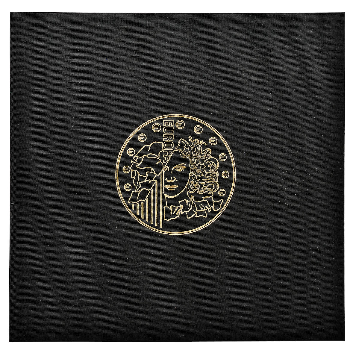 Exacompta - Réf. 96101E - Classeur NUMISMATIQUE 4 anneaux pour collection de pièces de monnaie  215 compartiments - Format : 24,5x25cm -Toilé - Noir