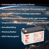 thumbnail of Yuasa Blei-Akku NP7-12 Pb 12V 7Ah VdS, Faston 4,8mm