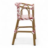 thumbnail of Chaise haute bébé ALMA - Tressage Rouge et Blanc