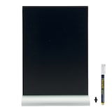 thumbnail of Securit® Pizarra de mesa - Silueta Hoja A4 - Base de aluminio - Rotulador de tiza incluido