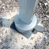 thumbnail of Presa a terra HWC-A96, portaombrelli con ancoraggio a terra, Ø 49 mm, ad esempio per ombrelloni a semaforo di lusso