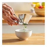 thumbnail of Moulinex Tritaprezzemolo manuale in acciaio inox vecchia produzione