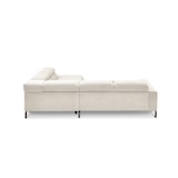 thumbnail of KAWOLA Sofa DELIA Ecksofa Feincord weiß Recamiere rechts