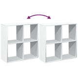 thumbnail of vidaXL Raumteiler-Bücherregal Weiß 69,5x29x69,5 cm Holzwerkstoff