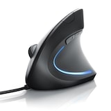 thumbnail of CSL ergonomische Maus kabelgebunden, optische vertikale Mouse, Vorbeugung gegen Mausarm/Tennisarm (RSI)