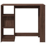 thumbnail of Table de bar avec étagère chêne marron bois d'ingénierie Modèle Boréal Prestige Pro