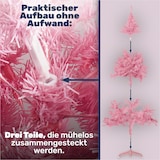 thumbnail of Künstlicher Weihnachtsbaum 180 cm pink mit Metallständer 600 Zweigen