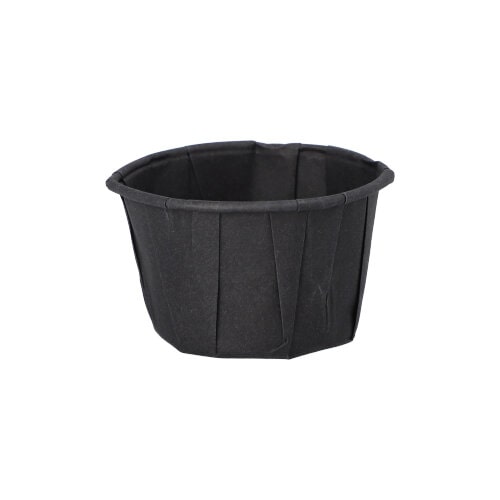 250 Dressingbecher, Papier 50 ml Ø 5,8 cm · 3,5 cm schwarz