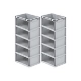 thumbnail of PROREGAL Eurobox NextGen Store | HxBxT 22x30x40cm | 20 Liter | Seite offen | Eurobehälter, Transportbox, Transportbehälter, Stapelbehälter