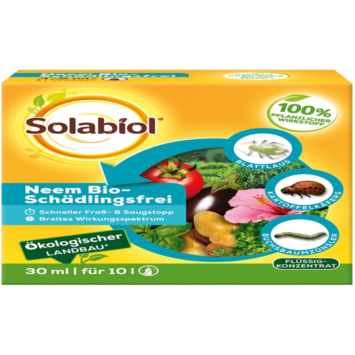 Solabiol Schädlingsfrei Neem Bio 30 ml auch für den ökologischen Landbau