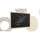 thumbnail of ALLboards Tableau noir à craie 60×40 cm avec cadre en bois ECO