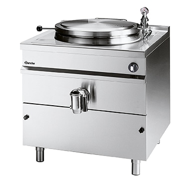 Kookketel | E145L | 135L | 18kW | Stoomverhitting | 800x900x900(h)mm