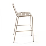 thumbnail of Taupe metalen kinderstoel