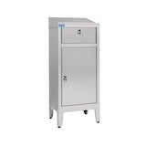 thumbnail of Scrivimpiedi armadiato con cassetto in Acciaio Inox 430 - L500xP400xH1150 mm
