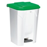 thumbnail of ROSSIGNOL Poubelle de tri 80L à pédale UTILO blanc/vert