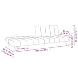 thumbnail of Canapé-lit à 2 places noir tissu Modèle Sermonis