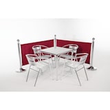 thumbnail of Muro de blindaje Bolero fabricado en lona ignífuga roja