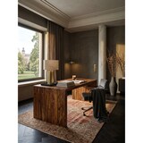 thumbnail of Schreibtisch BOHA Massiv-Holz Sheesham Computertisch 180 cm breit Echtholz Design Ablage Büro-Tisch