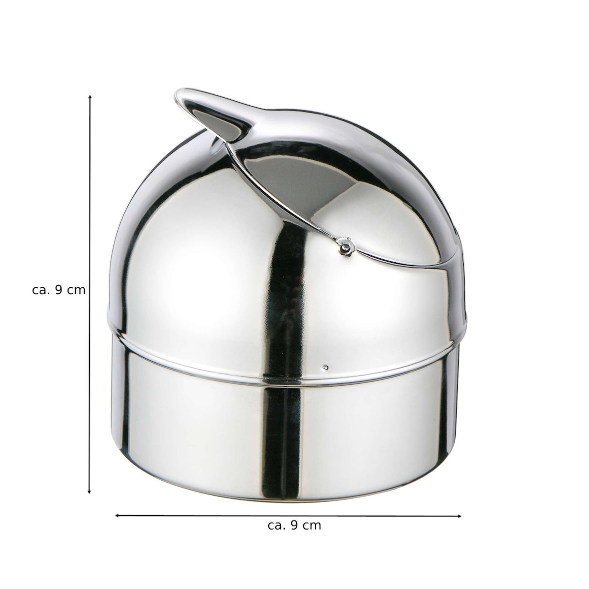 Klappaschenbecher Sturmaschenbecher aus Metall