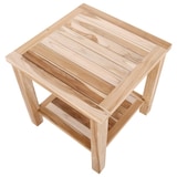 thumbnail of Garten Beistelltisch Teakholz 50 x 50 cm, Teakholz-Tisch mit Ablagefach, Raburg
