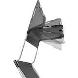 thumbnail of tectake Chaise longue pliable CLOUD II avec pare-soleil - noir, par pièce - 406179