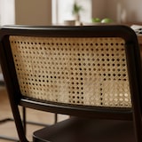 thumbnail of Set aus 2 schwarzen Stühlen aus Metall und Holz