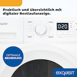 thumbnail of Exquisit Wärmepumpentrockner, 7kg Fassungsvermögen, vollelektronisch, 16 Programme, Knitterschutz, TWP701-030E weiß