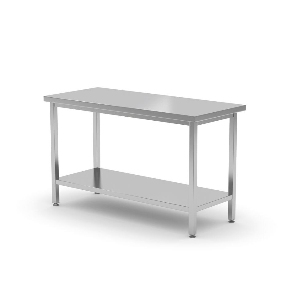 Hendi werktafel met onderblad Budget Line van roestvrij staal 1200x600x850mm