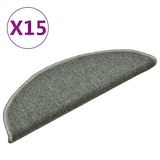 thumbnail of vidaXL Treppenmatten 15 Stk. Dunkelgrün 56x17x3 cm