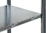 thumbnail of PROREGAL Eckregal | Grundregal (Felder A+B) | HxBxT 200x100x40cm | 2x5 Ebenen | Längenriegel | Verzinkt