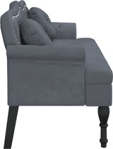 thumbnail of vidaXL Sitzbank mit Kissen Dunkelgrau 120,5x65x75 cm Samt