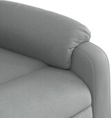 thumbnail of vidaXL Massage-Relaxsessel, hellgrauer Stoff