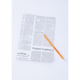 thumbnail of aro Potlood met gum, 2 mm HB potloodstift, hout, oranje, 50 stuks