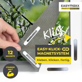 thumbnail of EASYmaxx Moskitonetz mit Pollenschutz mit Magnetbefestigung fürs Fenster - 150 x 130 cm - grau - 4er-Set